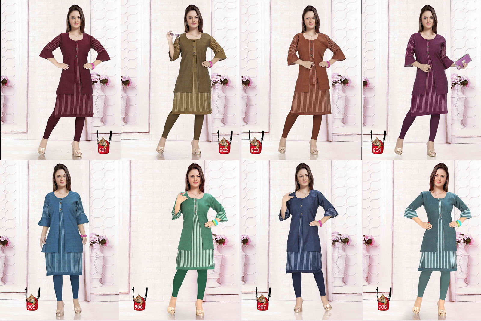 KRINA 01 Latst Fancy Designer Casual Regular Wear Cotton Printed Kurti Collection
